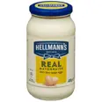 HELLMANNS MAJONES REAL 400G GLASS
