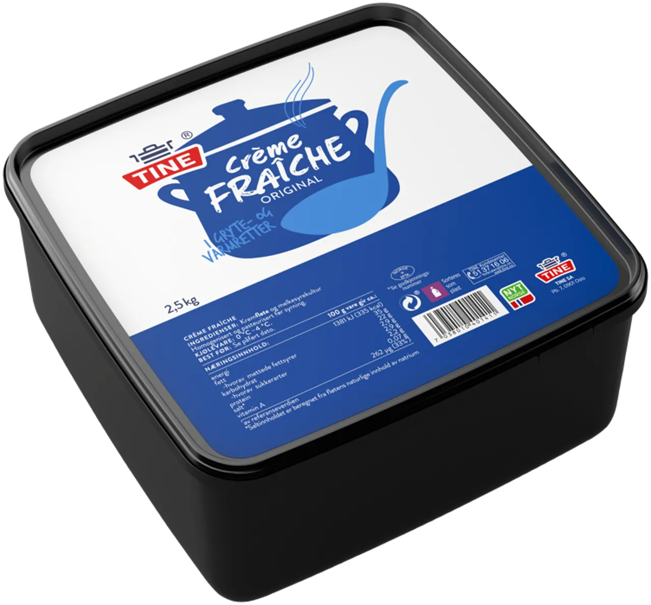 CREME FRAICHE 2,5KG TINE