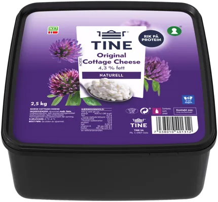 Cottage Cheese 2,5kg Tine
