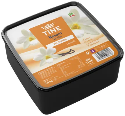 Kesam Vanilje 2,5kg Laktosefri Tine