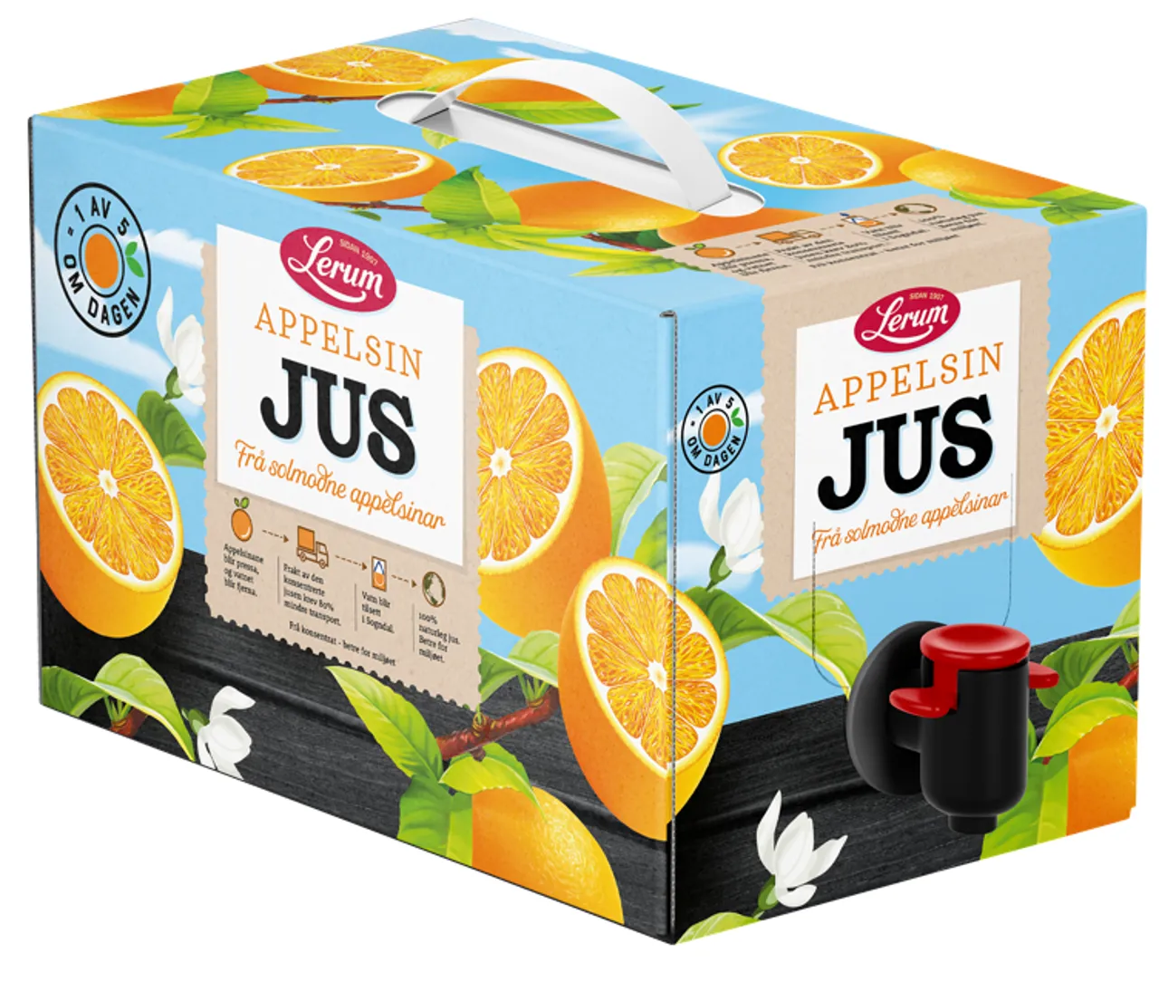 APPELSINJUICE MILD 5L LERUM