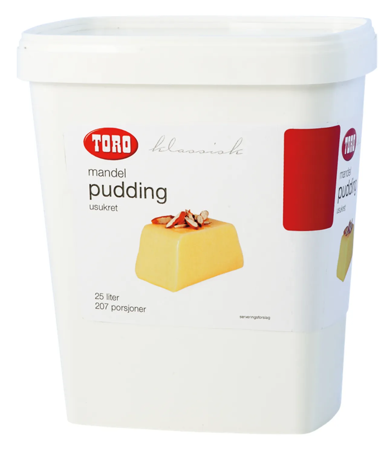 MANDELPUDDING USUKRET KLASSISK TORO