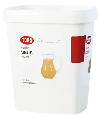 Vaniljesaus Usukret Klassisk Toro