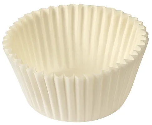 Muffinsformer Hvit 75x20mm