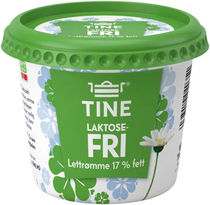 LAKTOSEFRI LETTRØMME 300G TINE LAKTOSEFRI LETTRØMME 300G TINE