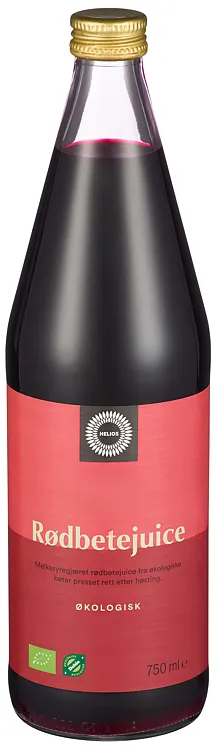 ØKOLOG RØDBETEJUICE 0,75L HELIOS ØKOLOG RØDBETEJUICE 0,75L HELIOS