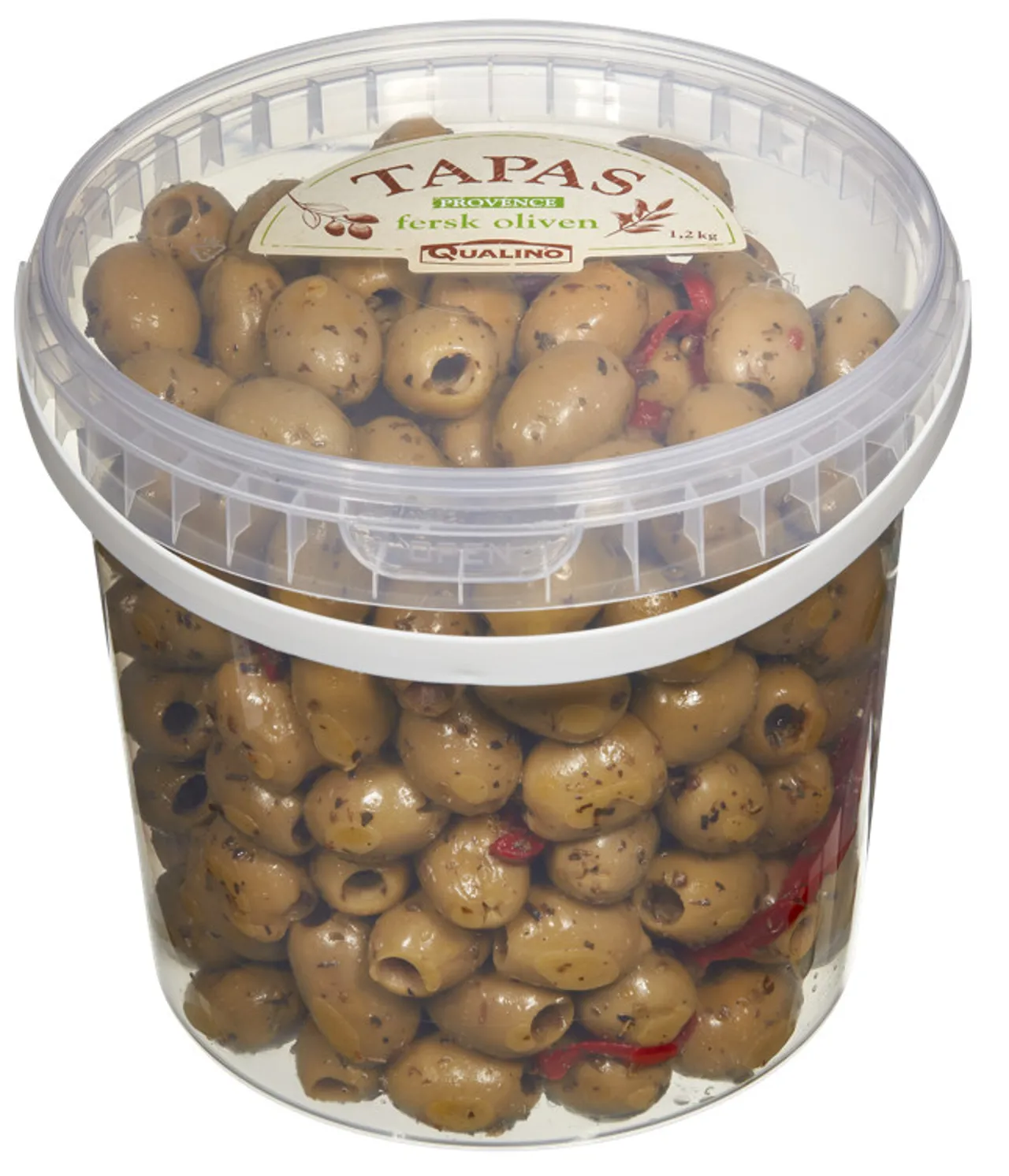 OLIVEN U/STEN PROVENCE 1.2KG QUALINO