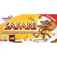 SAFARI YOGHURT MED MANGO JORDBÆR VANILJE OG BANAN 8X125 G YO