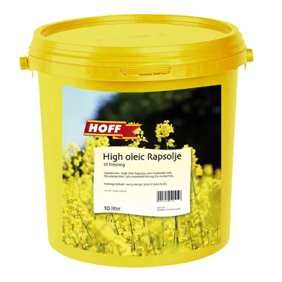 Hoff High Oleic Rapsolje 10l