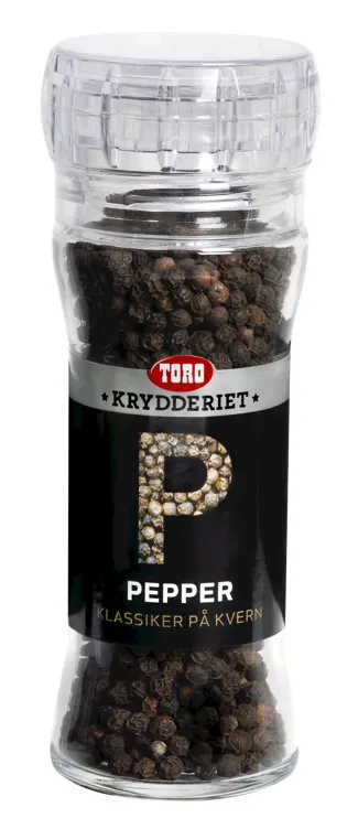 PEPPER HEL SORT KVERN 65G TORO PEPPER HEL SORT KVERN 65G TORO