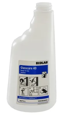 Plastflaske Glasscare 40 1 Stk