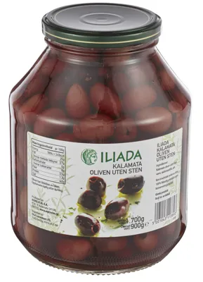 Kalamata Oliven U/Sten 1.7kg Iliada