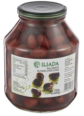 KALAMATA OLIVEN U/STEN 1.7KG ILIADA KALAMATA OLIVEN U/STEN 1.7KG ILIADA