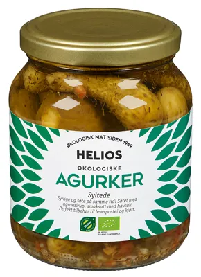 Økologiske Sylteagurker 350g Helios