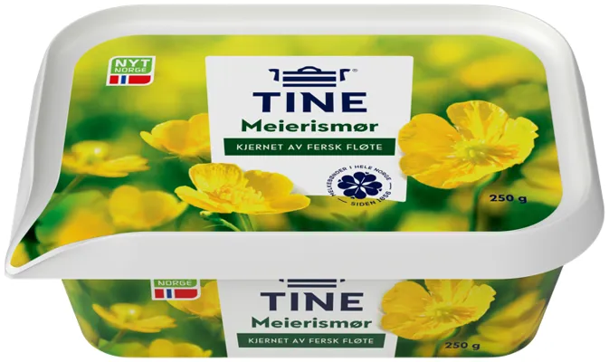 TINE MEIERISMØR BEGER 250G TINE MEIERISMØR BEGER 250G