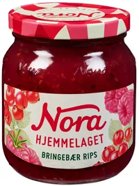 Br.Bær/Ripssyltetøy Hj L 400g Nora