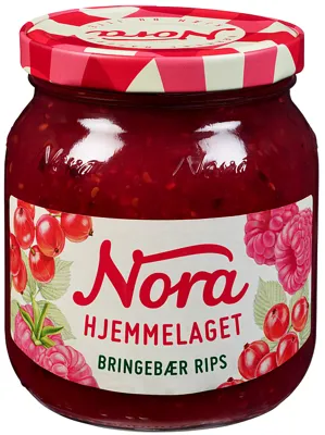 Br.Bær/Ripssyltetøy Hj L 400g Nora