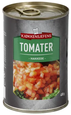 TOMAT HAKKET 400G KJØKKENSJEFENS TOMAT HAKKET 400G KJØKKENSJEFENS