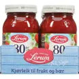 JORDBÆRSYLTETØY UTAN TILSETT SUKKER 330G LERUM