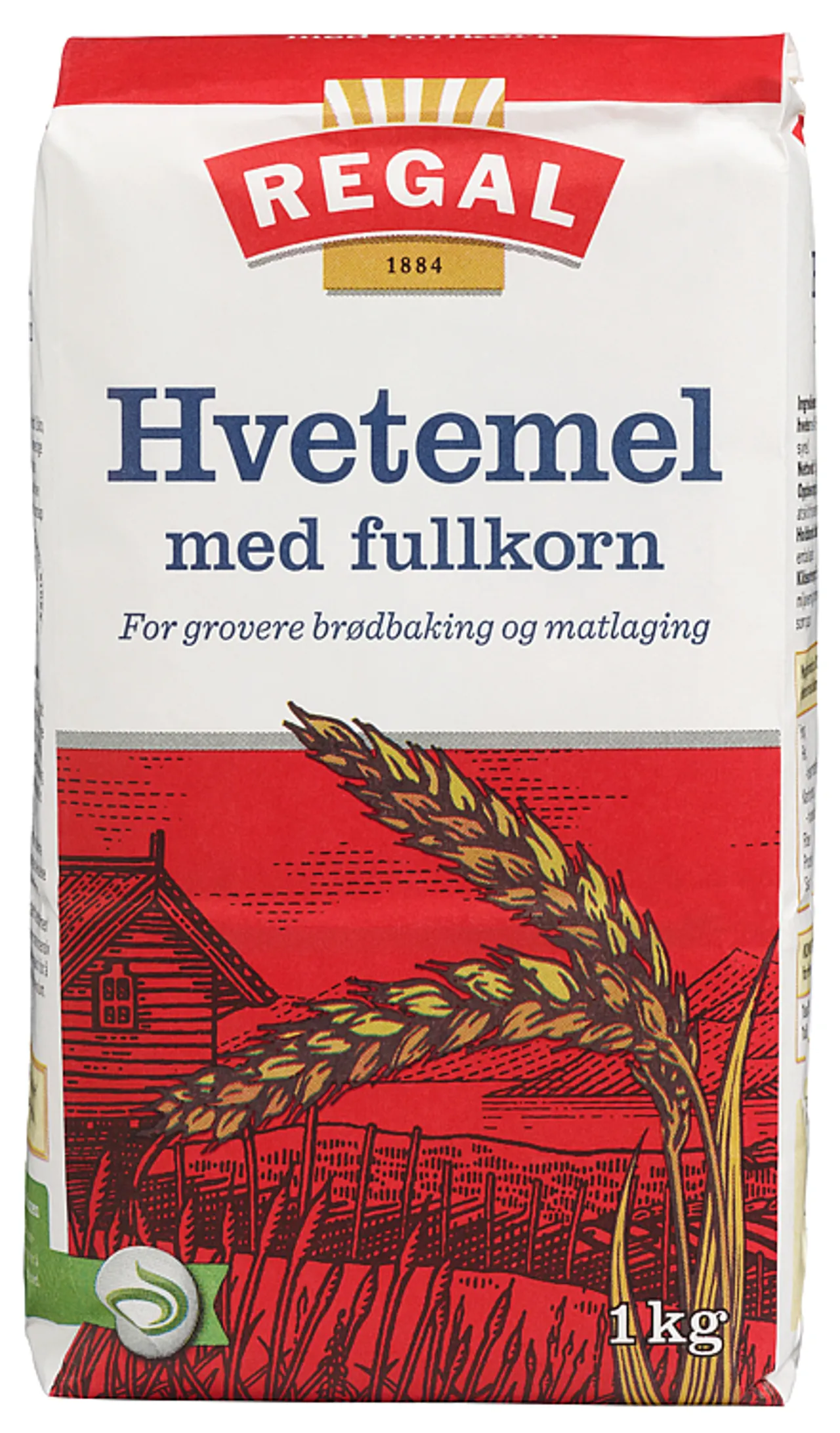 FULLKORN HVETEMEL 1KG REGAL