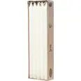 CANDLES 100%STEAR.35CM WHITE 10PCS