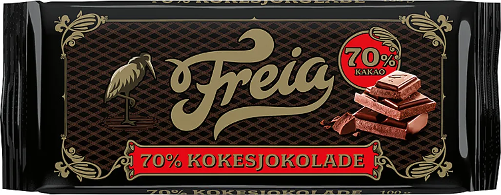 Kokesjokolade 70% 100g Freia