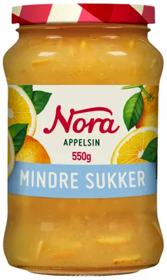 APPELSINMARMELADE LETT 550G NORA APPELSINMARMELADE LETT 550G NORA