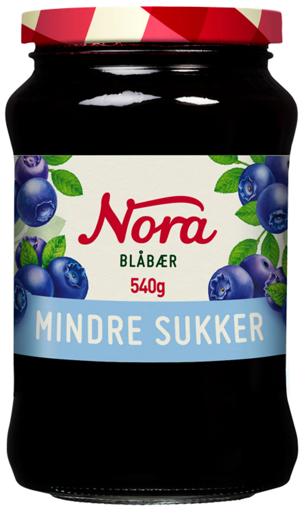 BLÅBÆRSYLTETØY LETT 540G NORA