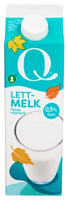 Q Lettmelk 0,5% D-Pak 1lx10