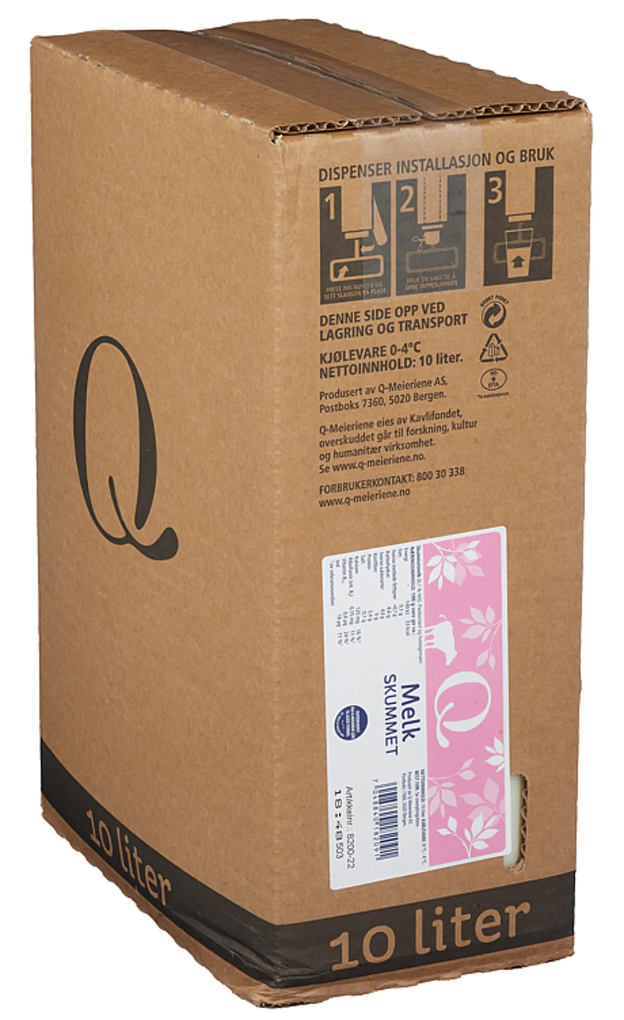 SKUMMET MELK BIB 10L Q