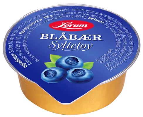 BLÅBÆRSYLTETØY 100/24G LERUM BLÅBÆRSYLTETØY 100/24G LERUM