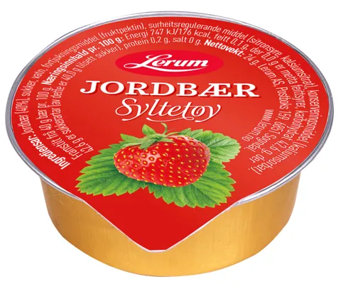 Jordbærsyltetøy 100/24g Lerum