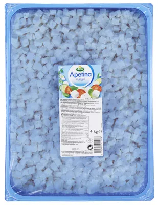 Apetina White Cheese Dry Cubes 4kg