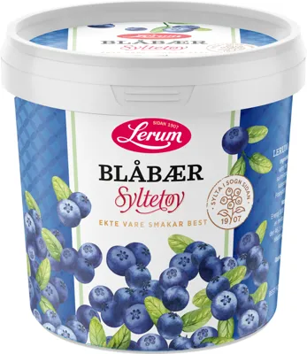 BLÅBÆRSYLTETØY 1KG LERUM BLÅBÆRSYLTETØY 1KG LERUM