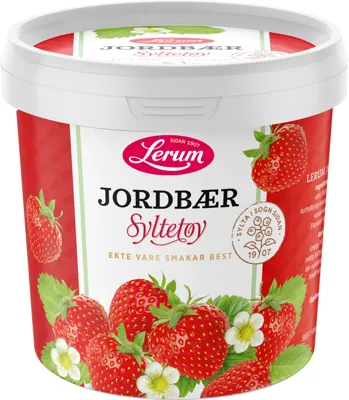 JORDBÆRSYLTETØY 1KG LERUM JORDBÆRSYLTETØY 1KG LERUM