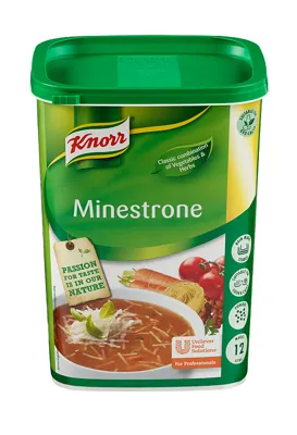 MINESTRONESUPPE PULVER 1.2KG KNORR MINESTRONESUPPE PULVER 1.2KG KNORR