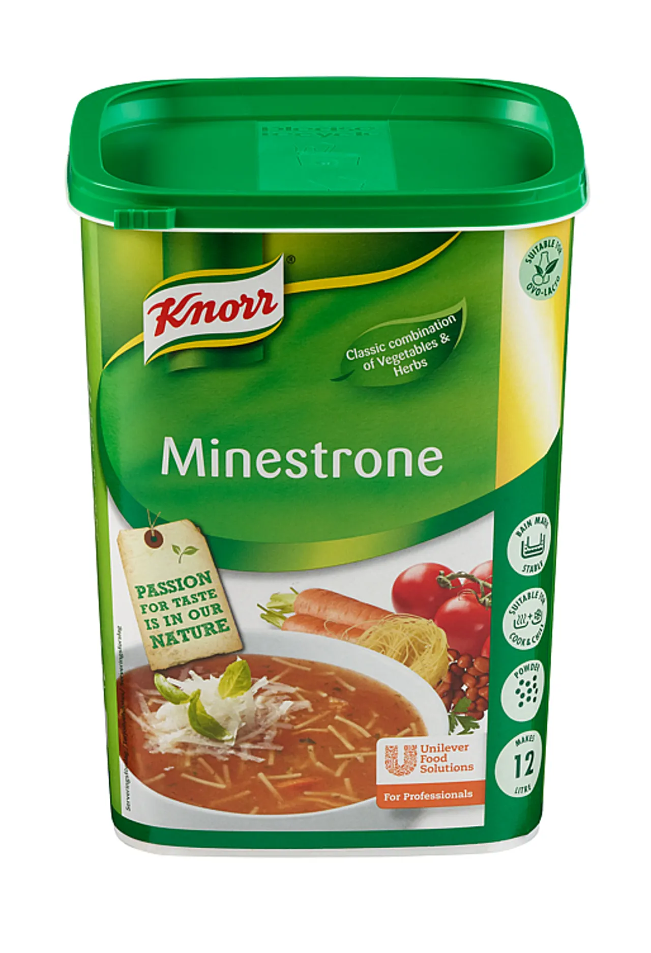 MINESTRONESUPPE PULVER 1.2KG KNORR