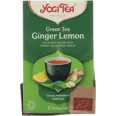 YOGI TEA GRØNN TE INGEFÆR/LEMON 17POS