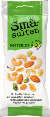 Småsulten Nøttemiks 60g