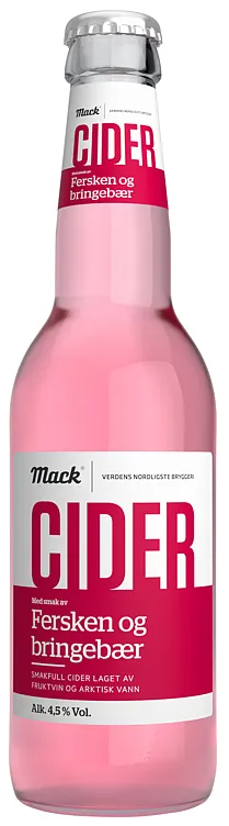 MACK CIDER FERSKEN/BRINGBÆR 0.33L FL MACK CIDER FERSKEN/BRINGBÆR 0.33L FL