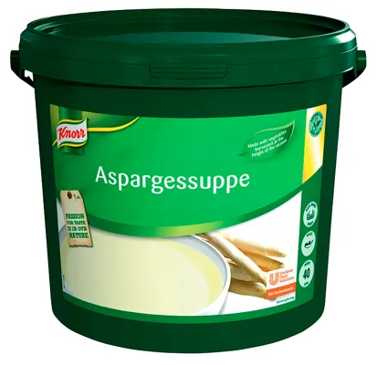 Aspargessuppe Pasta Knorr