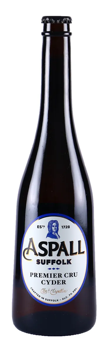 ASPALL PREMIER CRU DRY SUFFOLK CIDER 7% 12X50CL ASPALL PREMIER CRU DRY SUFFOLK CIDER 7% 12X50CL