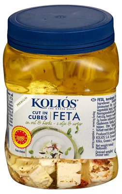 GRESK FETA 300G TERN I OLJE KOLIOS GRESK FETA 300G TERN I OLJE KOLIOS