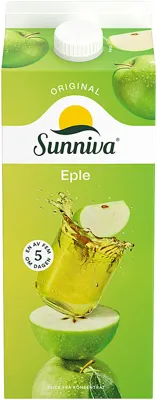 Sunniva Eplejuice 1,75l Tine