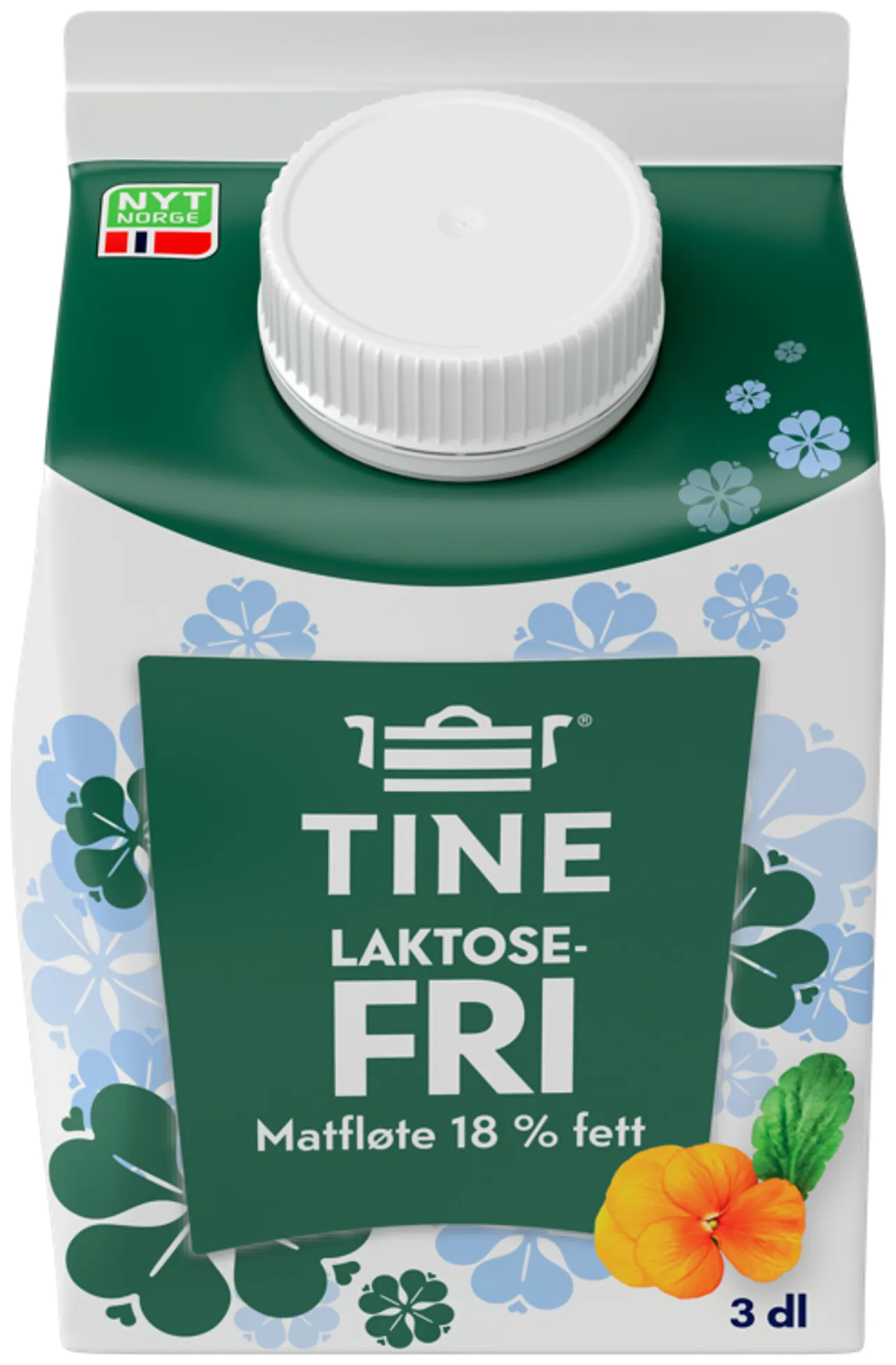 LAKTOSEFRI MATFLØTE 18% 3DL TINE