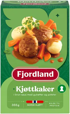 Kjøttkaker Med Gulrøtter Og Poteter Liten Porsjon 355g Fjord