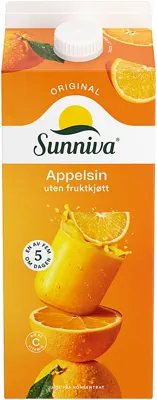 Sunniva Appelsinjuice 1,75l Tine