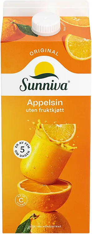 SUNNIVA APPELSINJUICE 1,75L TINE SUNNIVA APPELSINJUICE 1,75L TINE
