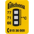 TEMPERATURSTRIPS KONTROLLMÅLING
