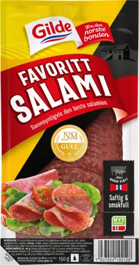 FAVORITTSALAMI SKIVET 150G